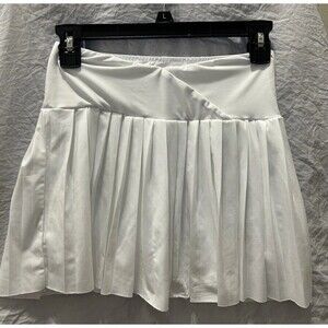 SHEIN, Women’s, White Accordion Tennis Skirt, Size: S/4